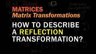 MATRIX TRANSFORMATIONS 6 | Describing Reflections