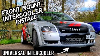 Fitting A UNIVERSAL INTERCOOLER To The Mk1 Audi TT BAM! *eBay Special*