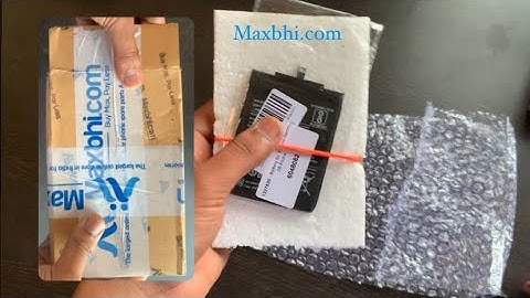 Maxbhi.com Product Unboxing redmi 3s prime bettery in Hindi