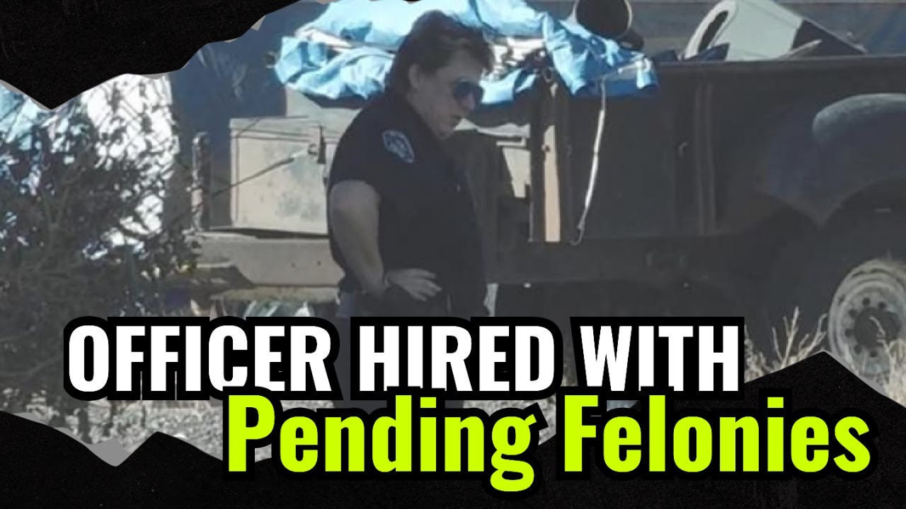 Cop on patrol with her own felony charges - YouTube