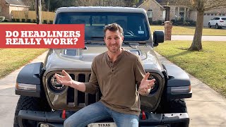 HOTHEADS Hardtop Headliner Install and Evaluation Review For 2020 JEEP JT Gladiator