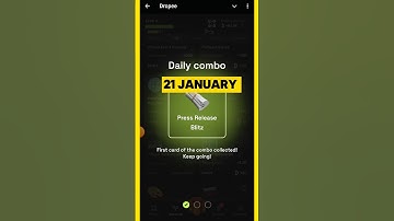 Dropee Daily Combo & Code 21 January  | Dropee Daily Combo Cards | #dropee #code #airdrop #shorts