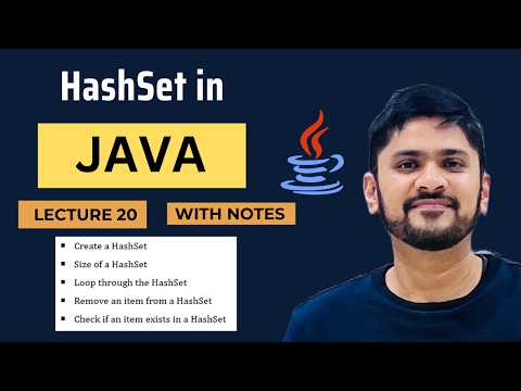 HashSet in Java | Built-in HashSet Methods | Java Tutorial for Beginners | Amit Thinks