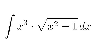 Integral of (x^3)*sqrt(x^2-1) (substitution)