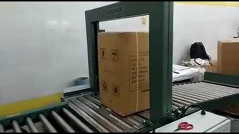 SIGNODE MAKE CARTON TAPING AND STRAPPING MACHINE (6AM & MB2)