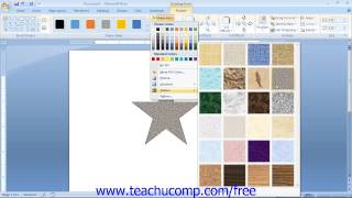 Word 2007 Tutorial Formatting Shapes-2007 Only Microsoft Training Lesson 13.6