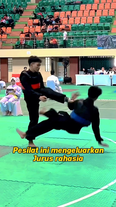 Pesilat ini mengeluarkan jurus rahasia terakhir