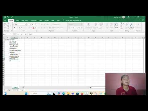 EXCEL FUNDAMENTALS:ARITHMETIC OPERATIONS, SORTING, AND CHARTING