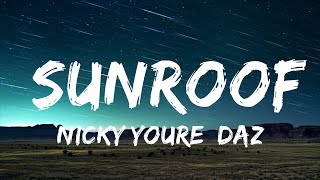 Nicky Youre, dazy - Sunroof (Lyrics) |25min