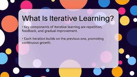 What Is Iterative Learning? - The Personal Growth Path