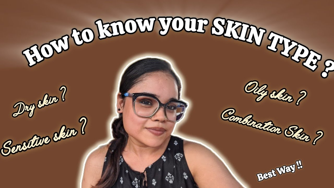 How to Know your *SKIN TYPE* ✅️ Home test!! 