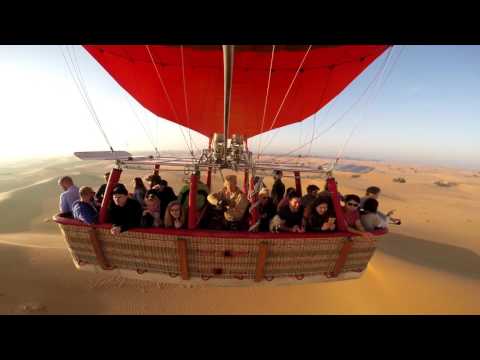 Dubai Desert Sunrise Hot Air Balloon Tour with a Falcon