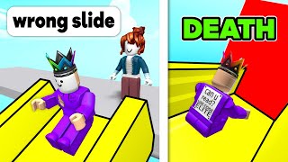 I Picked The FASTEST Wrong Slide On Roblox