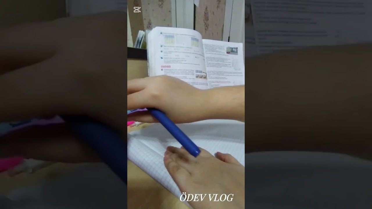 Ödev vlog 🌊🍒🍓