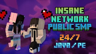 Minecraft Live 🔴 Public SMP | Java + Pe | Cracked | 24/7 server | #minecraftlive #live