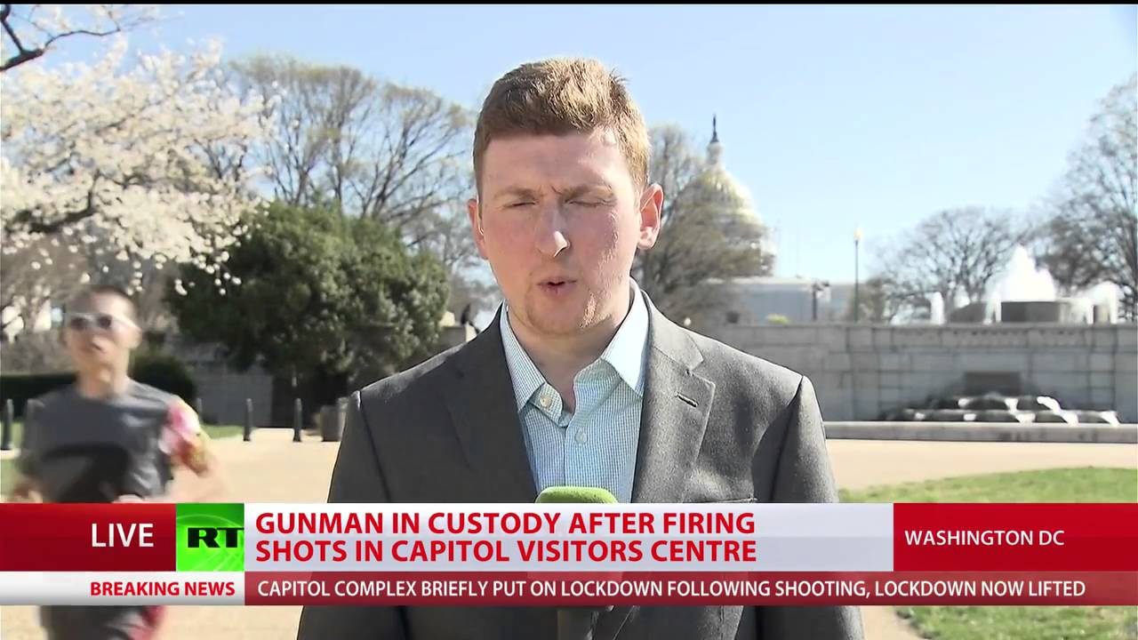 Gunman In Custody After Firing Shots In Capitol Visitors Center - YouTube