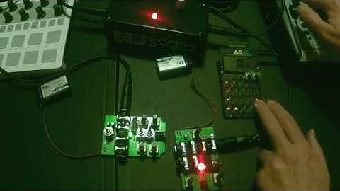 Atari Punk Console 4093 Chaos PO-12 - Live Techno Jam - 2019-02-14