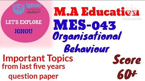 MA education important topics and questions last five years MES-043 Ignou #mes #ignou #ignouexam
