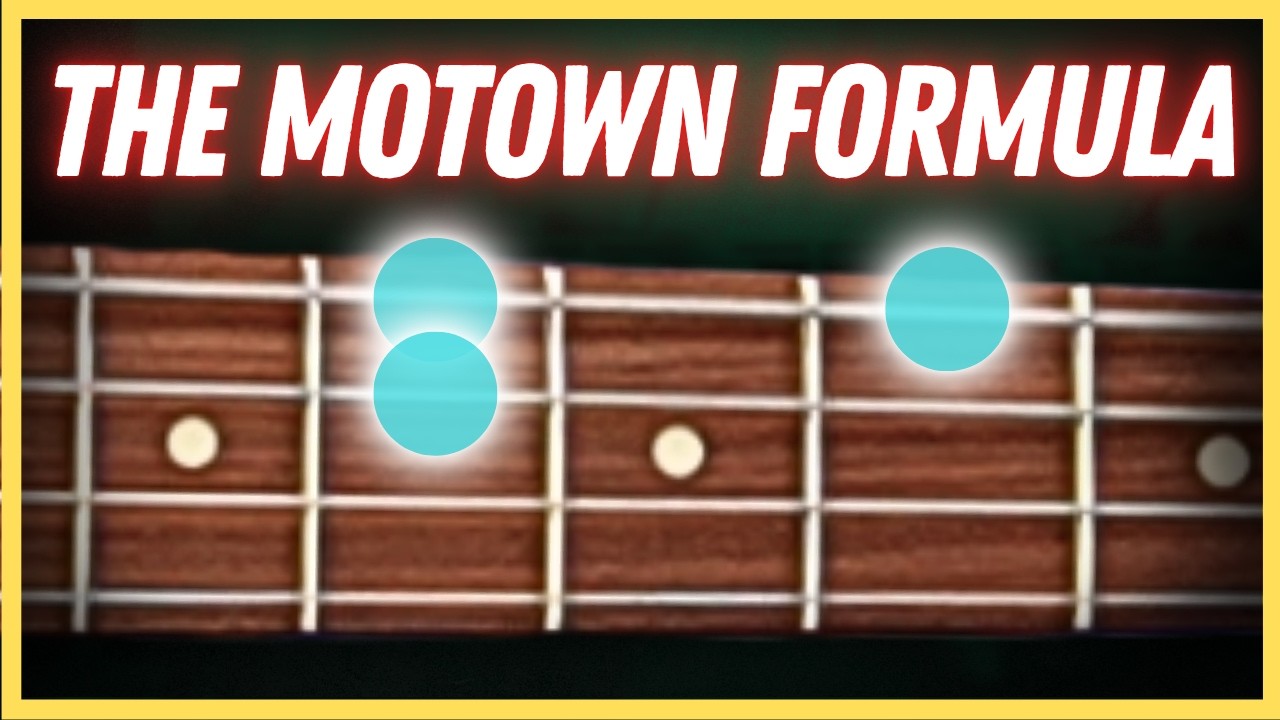 The Motown Bass Line Formula Every Bass Player Should Know | FREE PDF
