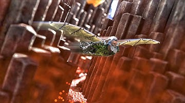 🐉 Stealing Wyvern Eggs with a Wingsuit & Ziplines | ARK