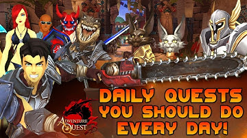 You Should Do These Daily Quests EVERY Day! AdventureQuest 3D