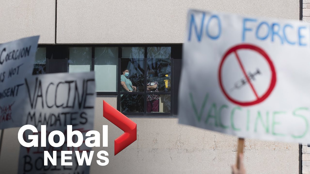 Protests against pandemic protocols, vaccine passports held at Canadian hospitals
