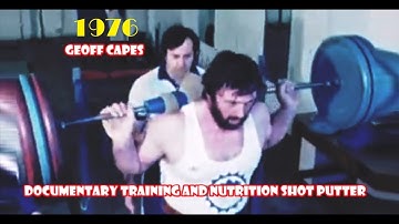 1976 Geoff Capes documentary training and nutrition shot putter