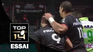 Top 14 - Toulouse - Pau : 54 - 3 Essai 2 Sébastien Bezy (Tls) - J14 - Saison 2015/2016