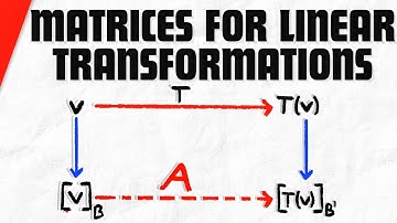 Matrices for General Linear Transformations | Linear Algebra