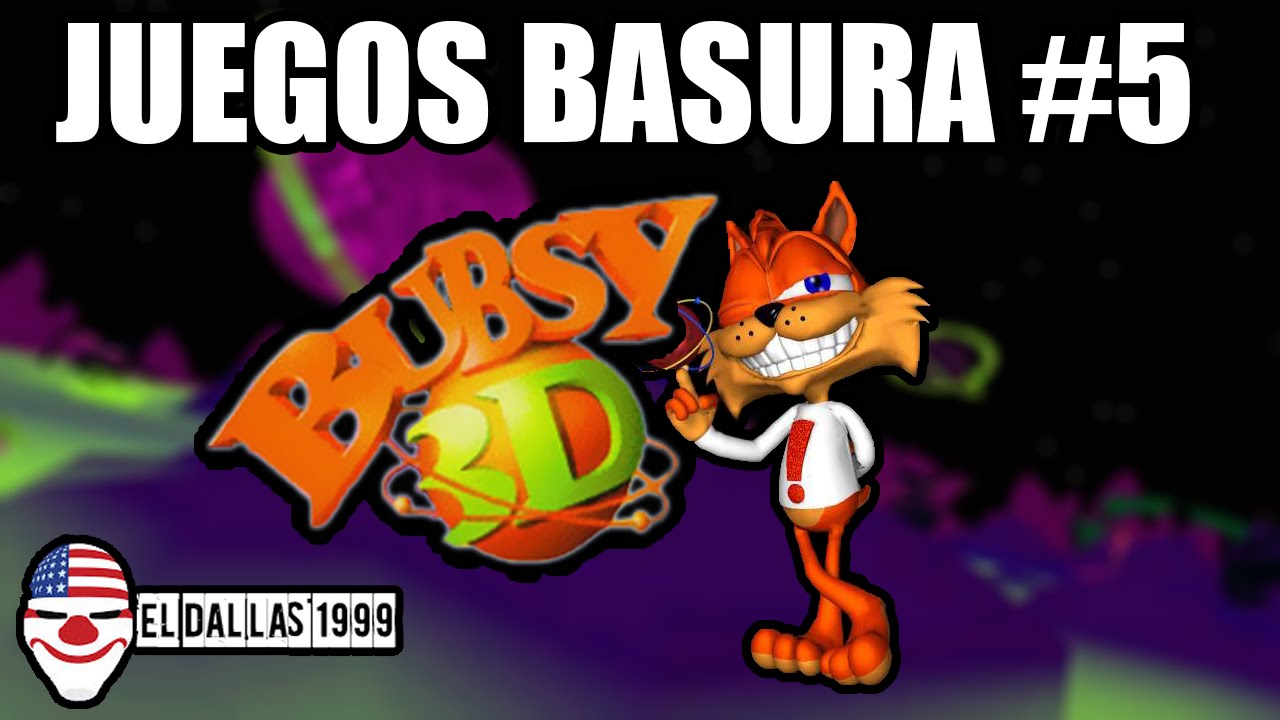 JUEGOS BASURA: Bubsy 3D in Furbitten Planet (PlayStation 1) - Loquendo