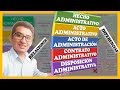 ACTO ADMINISTRATIVO, HECHO ADMINISTRATIVO, ACTO DE ADMINISTRACIÓN...