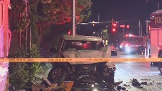 Milwaukee crash near Teutonia and Chambers, 2 cars smashed | FOX6 News Milwaukee