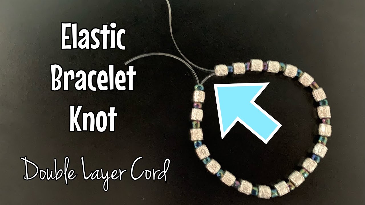 jewelry making tutorial: how to tie off stretchy bracelets – Beads
