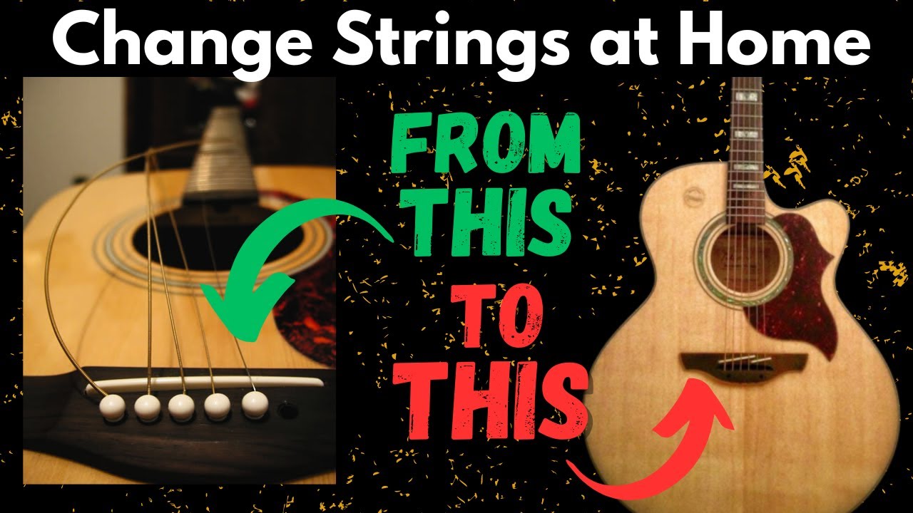 How to Change Guitar Strings at Home Guitar Strings kaise ghar pe