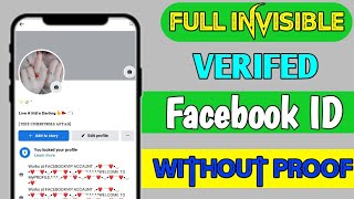 Full invisible Facebook id new trick 2023 | how to make invisible name on fb 2023 | Blank name fb id