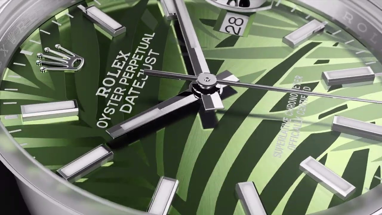 UNE VIBRATION ÉLÉMENTAIRE INSPIRÉE DES FORÊTS TROPICALES (OP Datejust 36)  @ROLEX @CULTUREMONTRES - YouTube