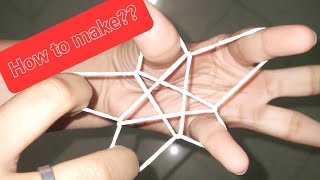 How to make star with rubber band????