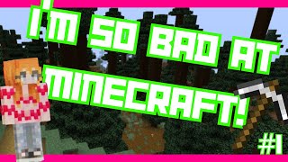 ATTEMPTING TO GET BETTER AT MINECRAFT / Solo Survival World / part 1