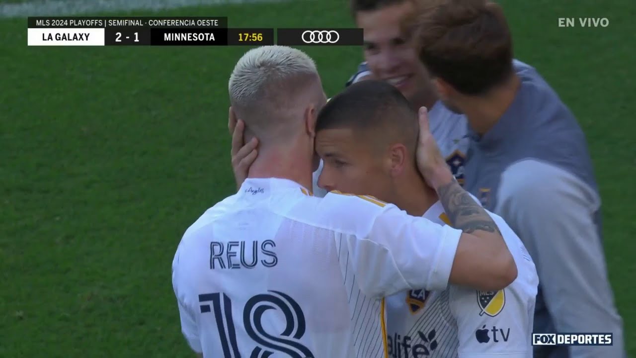 🔥 GOL Marco Reus + Dejan Joveljic | LA Galaxy 2-1 Minnesota United | Semifinal del Oeste | MLS 2024