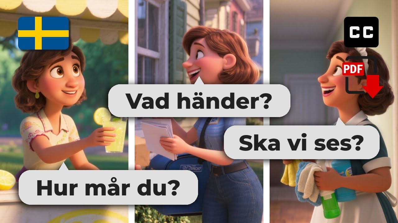 7 Easy Swedish Conversations to Boost Your Skills 🇸🇪 Beginner Level A2-B1