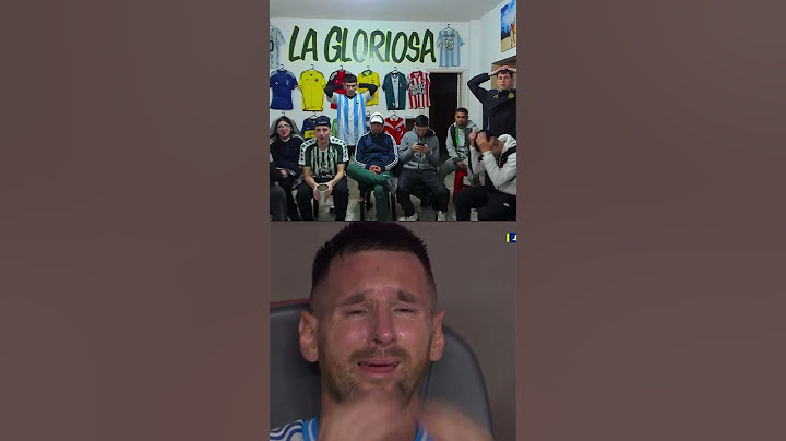 NUESTRA REACCIÓN A MESSI LLORANDO😭#futbol #ARGENTINA #colombia#viral#lagloriosa7 #copaamerica #messi