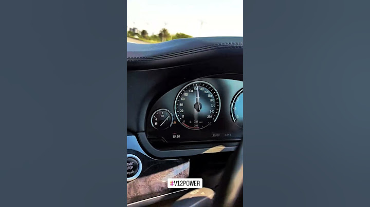 BMW 760Li f02 v12 biturbo 0 to 200 speed test