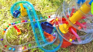 Water Marble Run☆10 different marble courses [sound of water and ASMR].