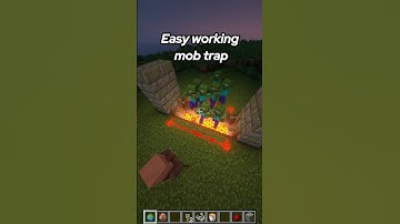 Easy Minecraft Mob Trap Tutorial