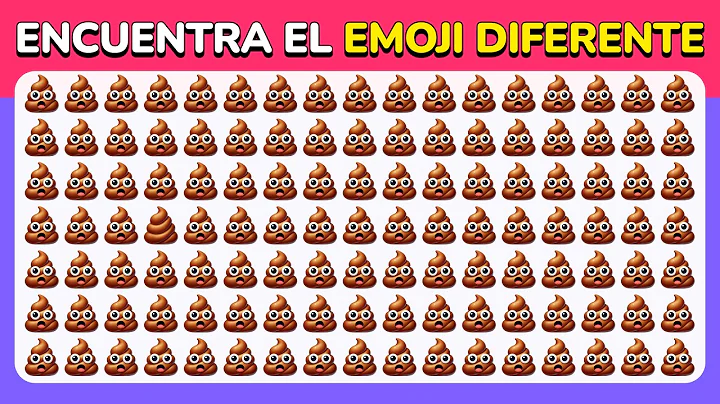Encuentra el Emoji Diferente - Edición Extrema 🔥🤩💩 | 35 Niveles Definitivos - Desafío de Emojis
