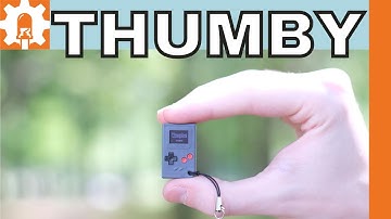 Smallest game console in the world! (and hackable!)