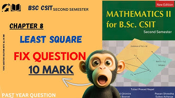 Least Sqaure Error | Unit 8 | Mathematics-II  #csit #gyanwala