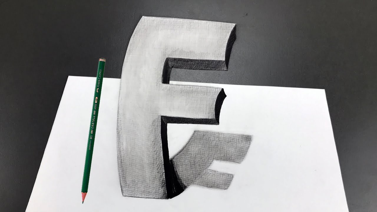 Como dibujar letras en 3d