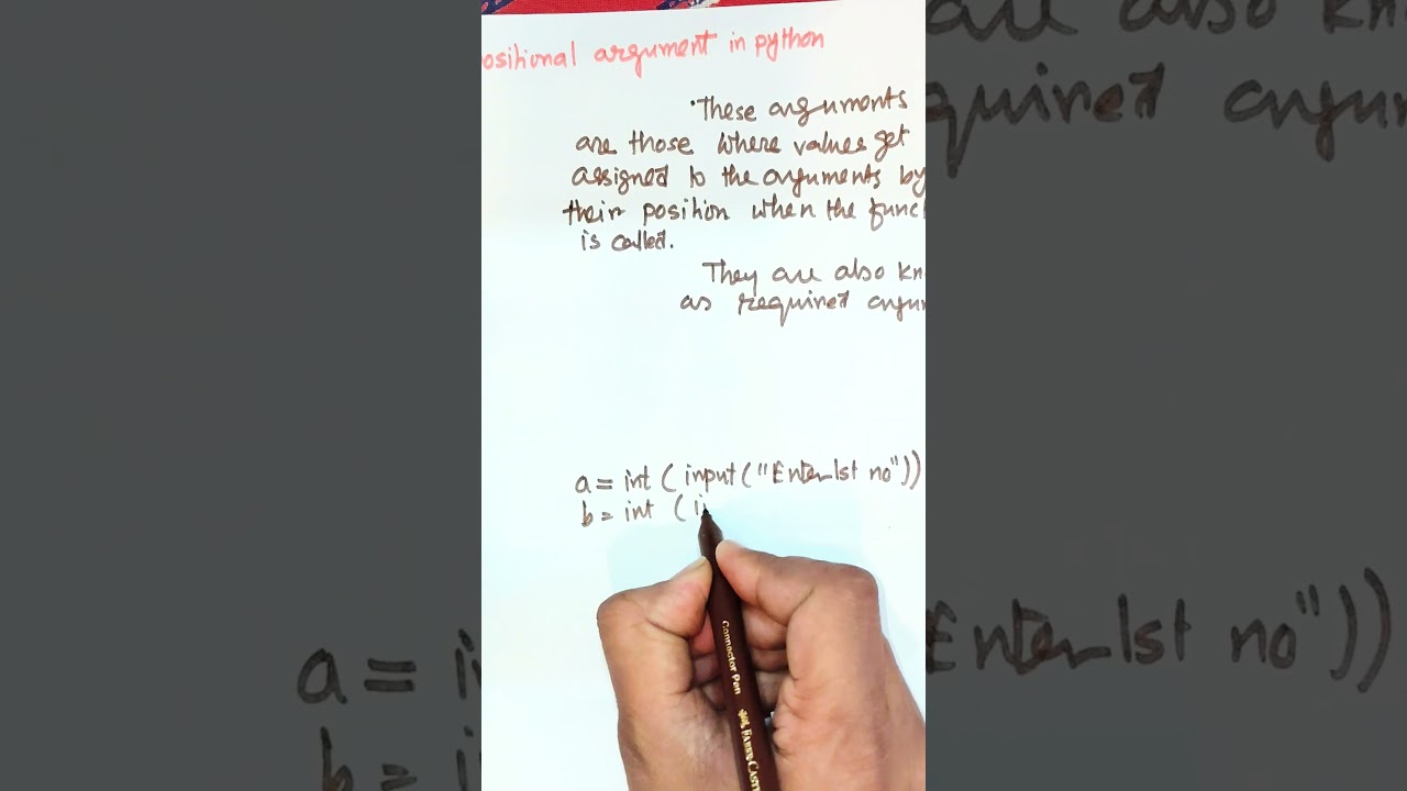 Позиционные аргументы в Python | Аргументы функций объяснены на примерах 