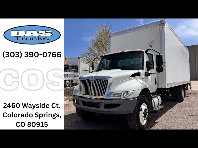 SOLD 2020 International MV607 26' Box Truck w/ Lift Gate Stock